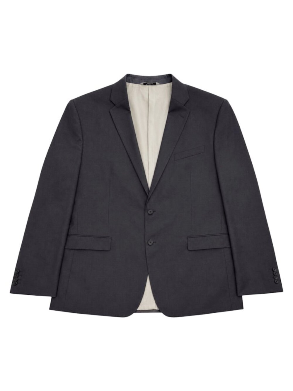 52R Mens NWT Pronto by Prontomoda Charcoal Wool Blend Suit Blazer European Fit